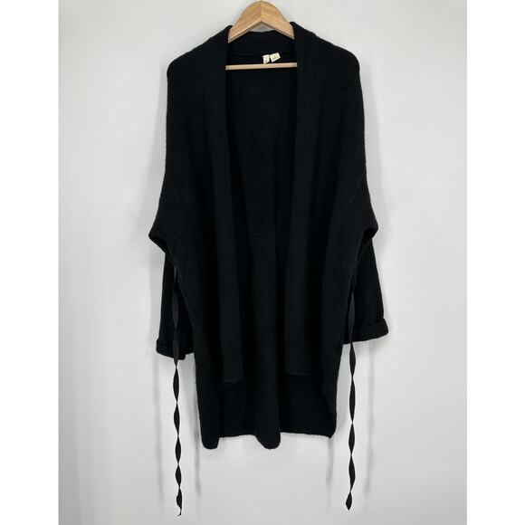 Anthropologie Moth Vallon Cardigan Belted Longline Duster Cozy Wrap Sweater - Picture 12 of 15